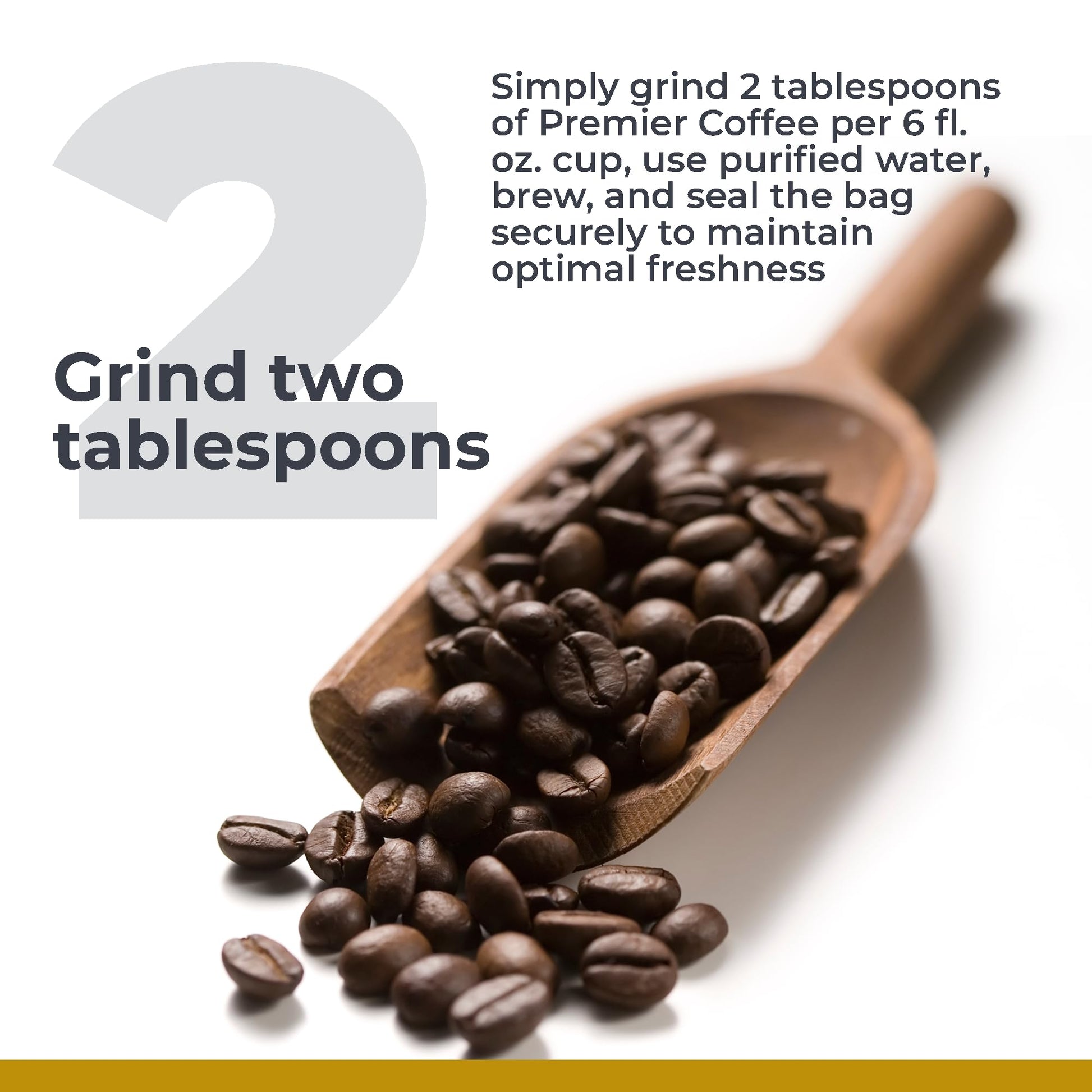 Premier Research Labs Organic Whole Roasted Coffee Beans - Medium Roast, From Guji Region of Ethiopia, Crafted for Optimal Health Benefits, Sweet & Fruity, Well-Balanced, Gluten Free - 1 Pound Premier Research LabsBuy Supplements Australia