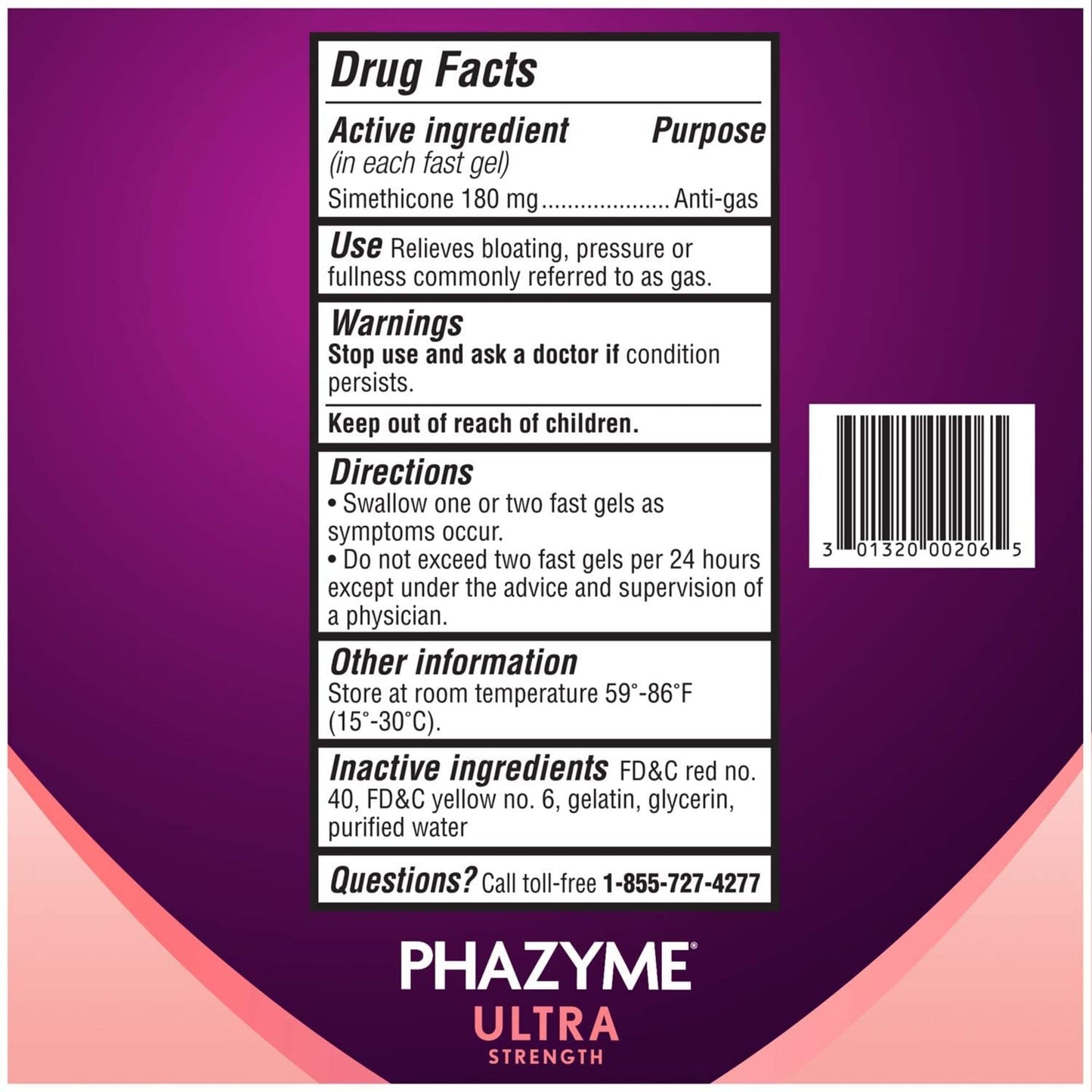 Phazyme Ultra Strength Gas & Bloating Relief, Works in Minutes, 12 Fast Gels, 3 Pack PhazymeBuy Supplements Australia
