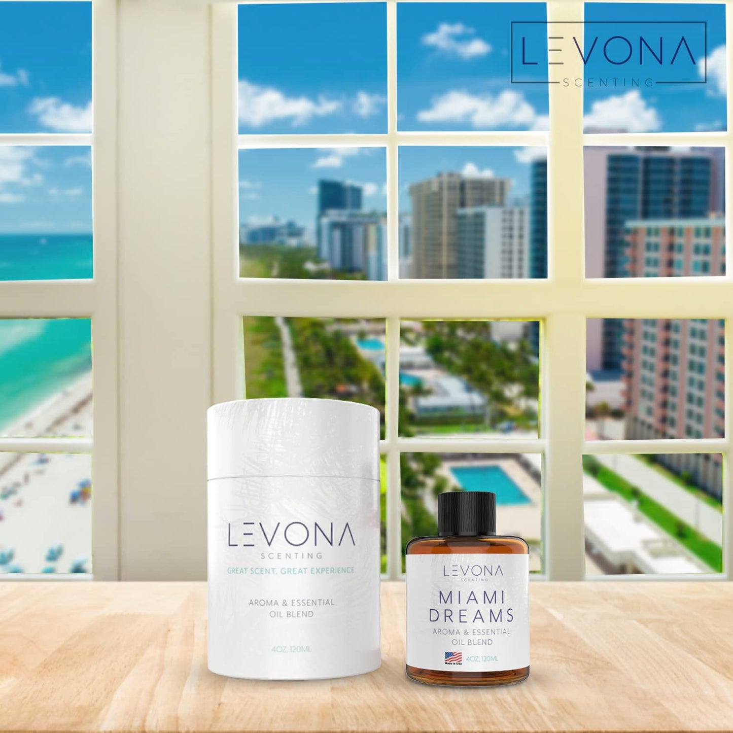 Levona Scent Essential Oils for Diffusers for Home: Miami Dreams Hotel & Home Luxury Scents Fragrance Oil LEVONA SCENTBuy Supplements Australia
