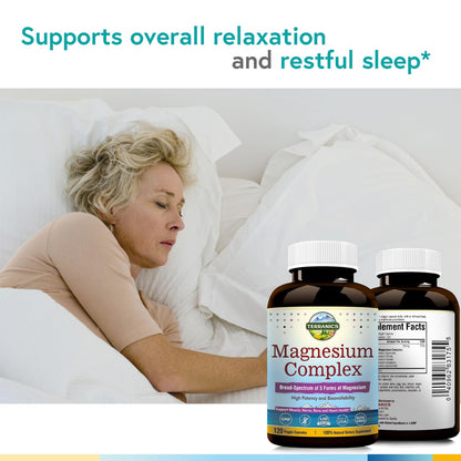 Terranics Magnesium Complex, Total 240 Capsules, Max Absorption, Glycinate, Citrate TerranicsBuy Supplements Australia