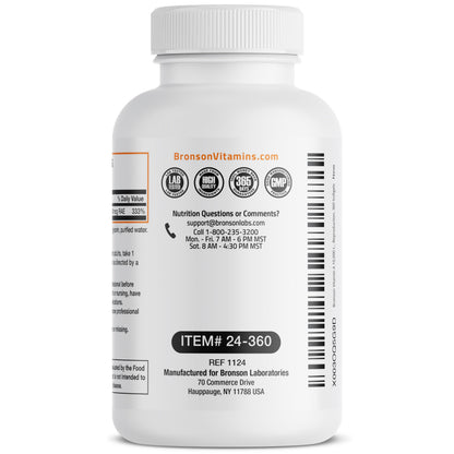 Bronson Vitamin A 10,000 IU Premium Non-GMO Formula Supports Healthy Vision & Immune System and Healthy Growth & Reproduction, 360 Softgels