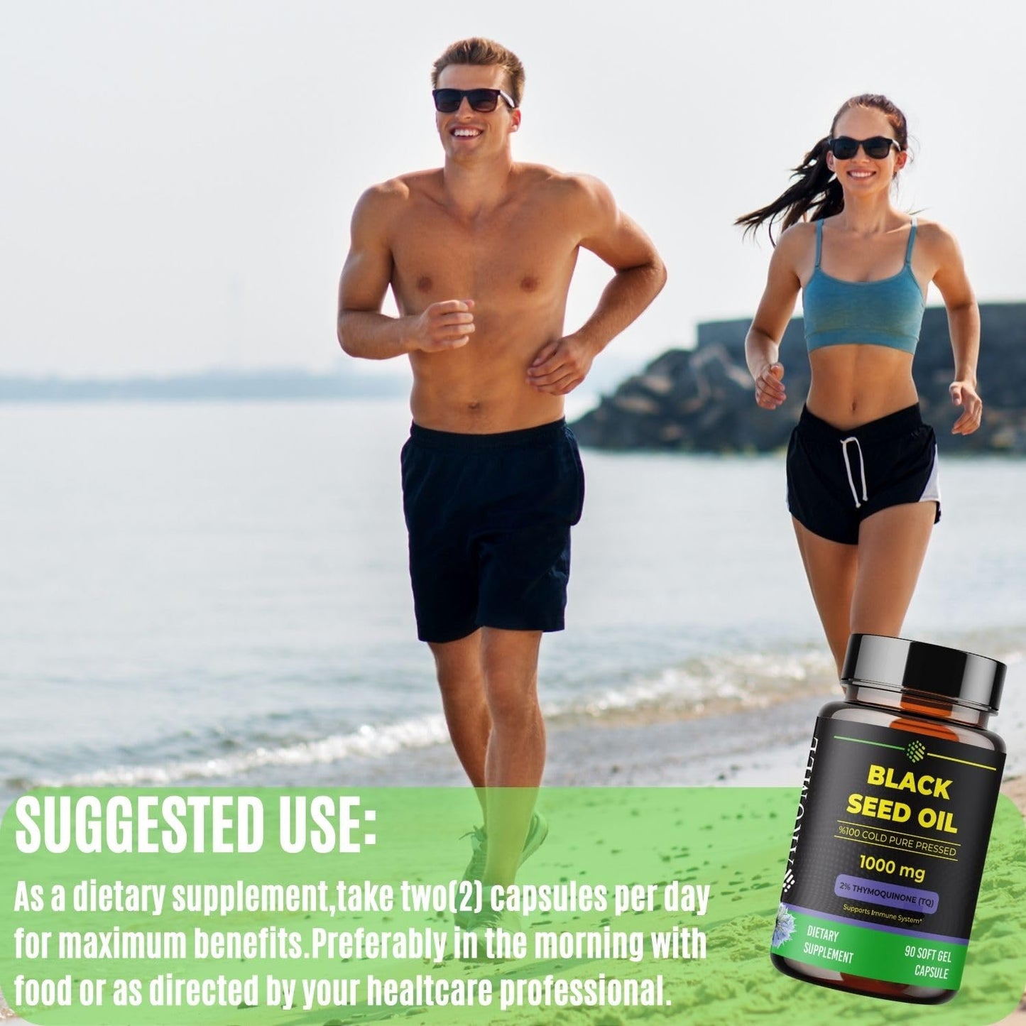 aromel Black Seed Oil Capsules, 90 Days Supply, 2% Thymoquinone, Non-GMO aromelBuy Supplements Australia