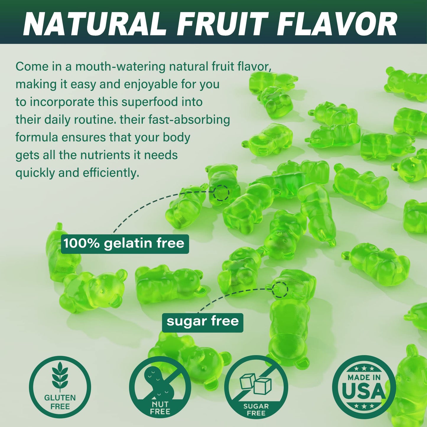 Sugar-Free Sea Moss Iodine Gummies 5000mg, Extra Strength Irish Moss Gel Supplement EnvyCureBuy Supplements Australia