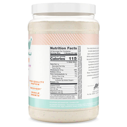 Alani Nu Whey Protein Powder Confetti Cake | 23g Protein with Low Sugar & Digestive Enzymes Alani NuBuy Supplements Australia