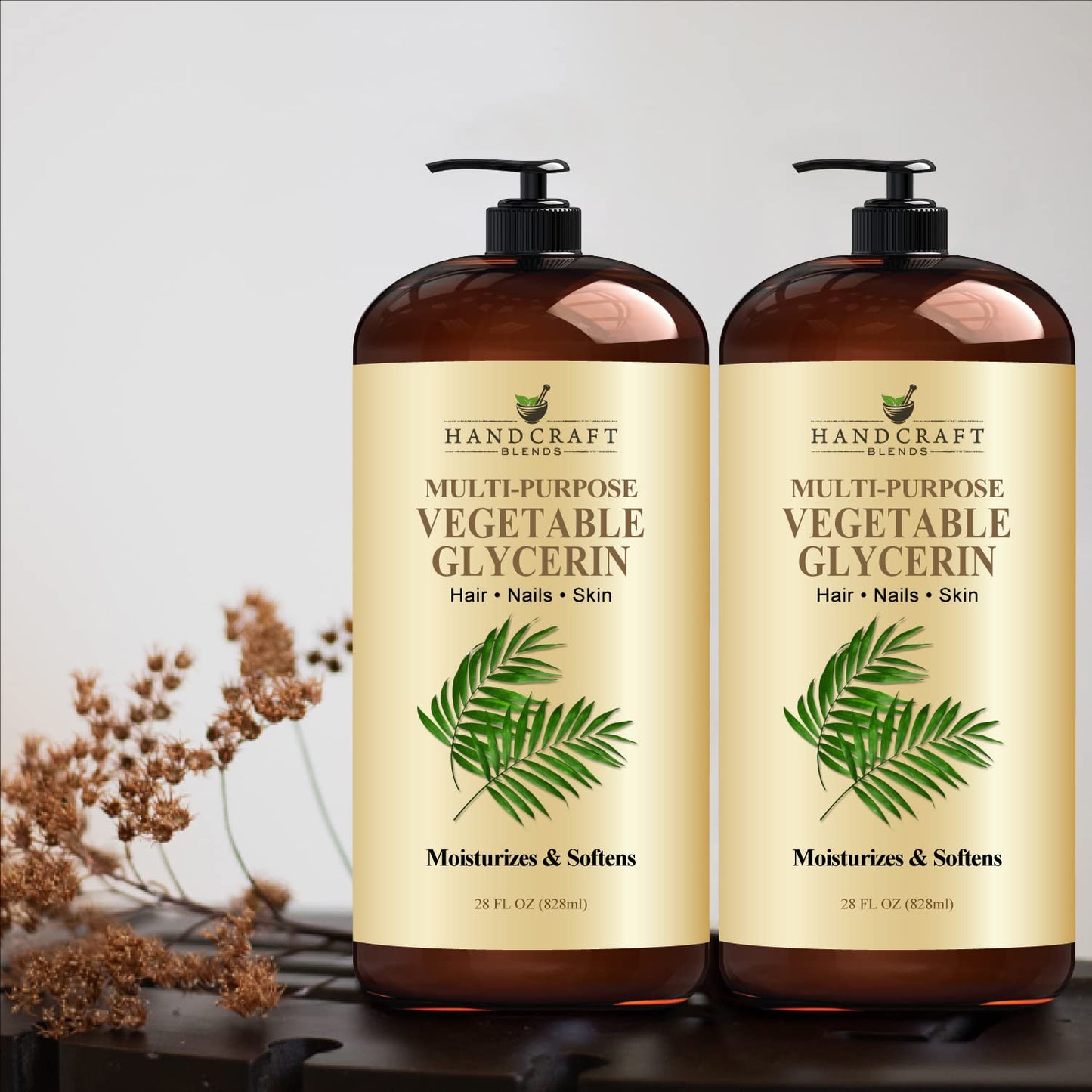 Handcraft Blends Vegetable Glycerin for Skin and Hair 28 oz - Pure Vegetable Glycerin Liquid Handcraft BlendsBuy Supplements Australia