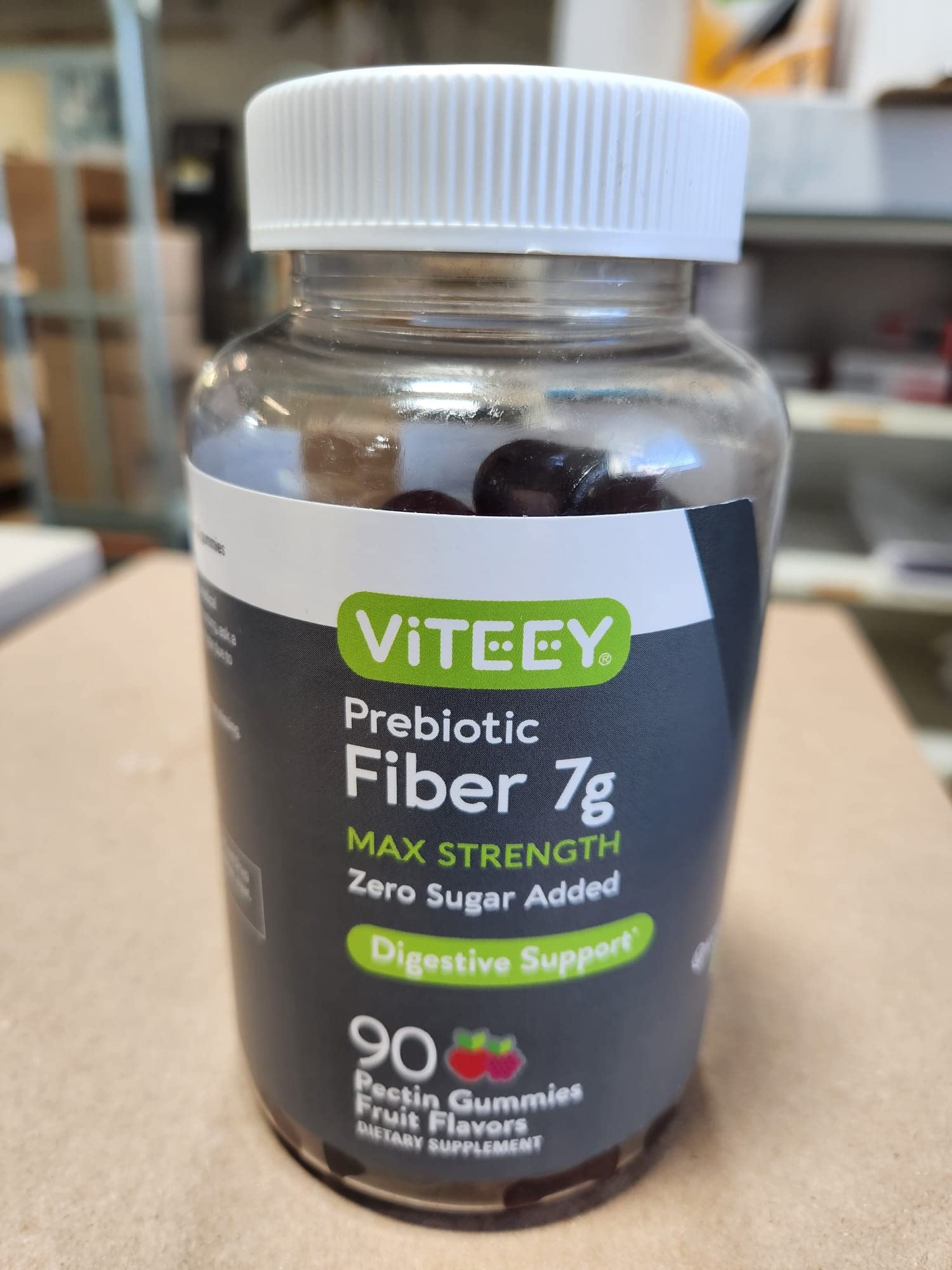 Prebiotic Fiber Gummies 7G Extra Strength [Zero Sugar Added] Digestive Heath Regularity ViteeyBuy Supplements Australia