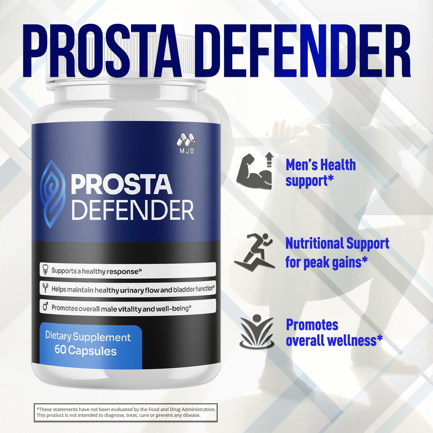 (3 Pack) Prosta Defender Capsules, Official Prostadefender Pills with All Natural Ingredients, Advanced Overall Health and Wellness Supplement, Natural Maximum Strength Vitamin Formula (180 Capsules) MJOBuy Supplements Australia
