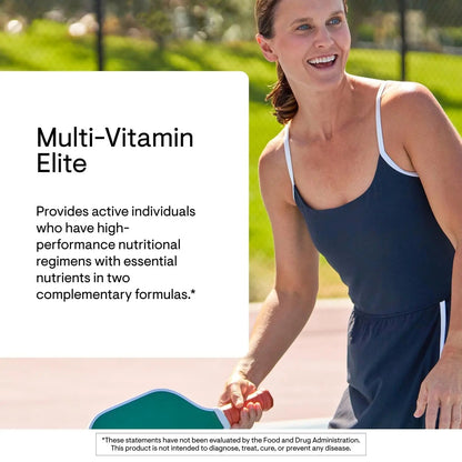 THORNE - Multi-Vitamin Elite - Daily Nutritional Supplement - AM Formula Supports Cellular Energy Production &PM Formula Supports Restful Sleep THORNEBuy Supplements Australia