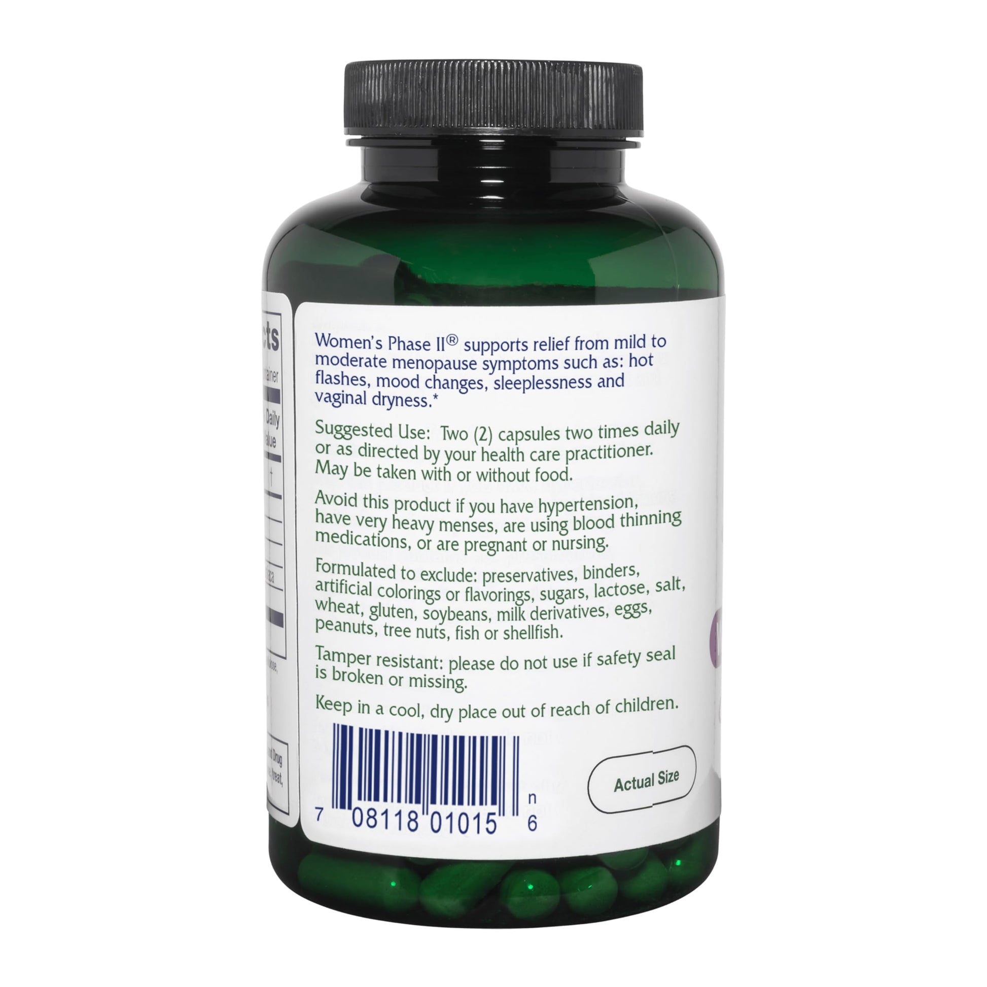 Vitanica Women's Phase II, Menopause Support, Vegan, 90 Capsules VitanicaBuy Supplements Australia
