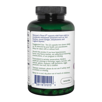 Vitanica Women's Phase II, Menopause Support, Vegan, 90 Capsules VitanicaBuy Supplements Australia
