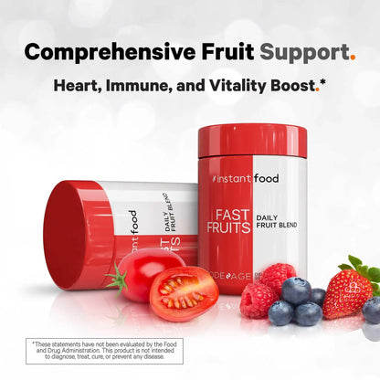 Codeage Instantfood Fast Fruits, Over 15 Fruits Powders Equivalent All-in-One, Vegan Daily Whole Food Vitamins - Berries, Antioxidant Polyphenols CodeageBuy Supplements Australia