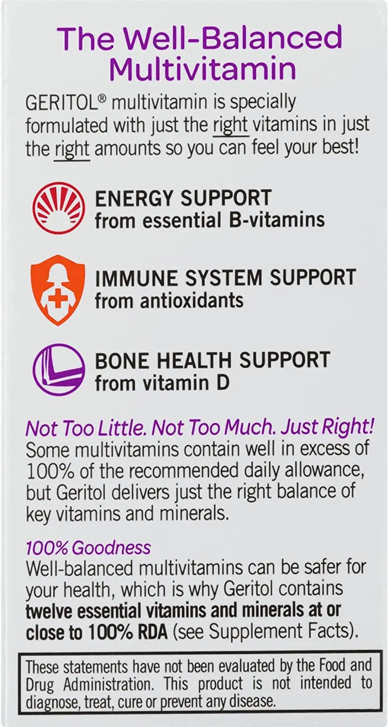 Geritol Complete Tablets 100 Tablets Geritol