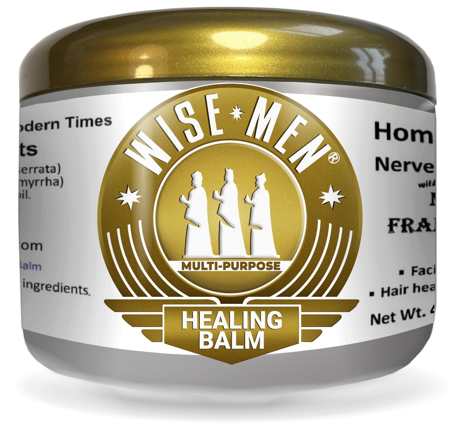 Wise Men Healing Balm with Myrrh and Frankincense Essential Oils for Soothing Nerve Relief Massage Wise MenBuy Supplements Australia