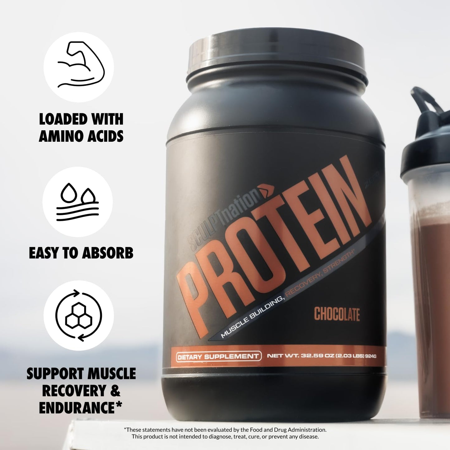 Sculpt Nation by V Shred Protein Powder (Chocolate) - Premium Whey Protein Powder Sculpt NationBuy Supplements Australia