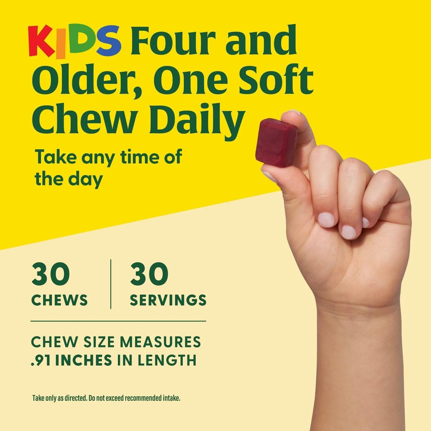 MegaFood Kids One Daily Multivitamin Soft Chews - Kids Vitamins with Vitamin B, Vitamin C, Vitamin D & Vitamin E - Age 4+, Vegetarian MegaFoodBuy Supplements Australia