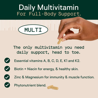 Adapt Naturals Multivitamin for Women & Men, Bioavailable Easy-to-Absorb Multivitamin Daily Supplement with Biotin, Niacin, Vitamin A, B, C, D, E, K1, Zinc, Magnesium - Immune Support - 30 Day Supply ADAPT NATURALS BY CHRIS KRESSERBuy Supplements Australia