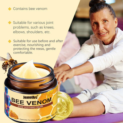 Bee Venom Joint Cream, Natural Bee Venom Skin Cream, Bee Venom Advanced Joint & Bone Cream, Suitable for Everyday Back, Waist, Neck, Hands, Knees, Light Non-Sticky for Men Women Aldult - 2.11 Oz/60g JoanofArcBuy Supplements Australia