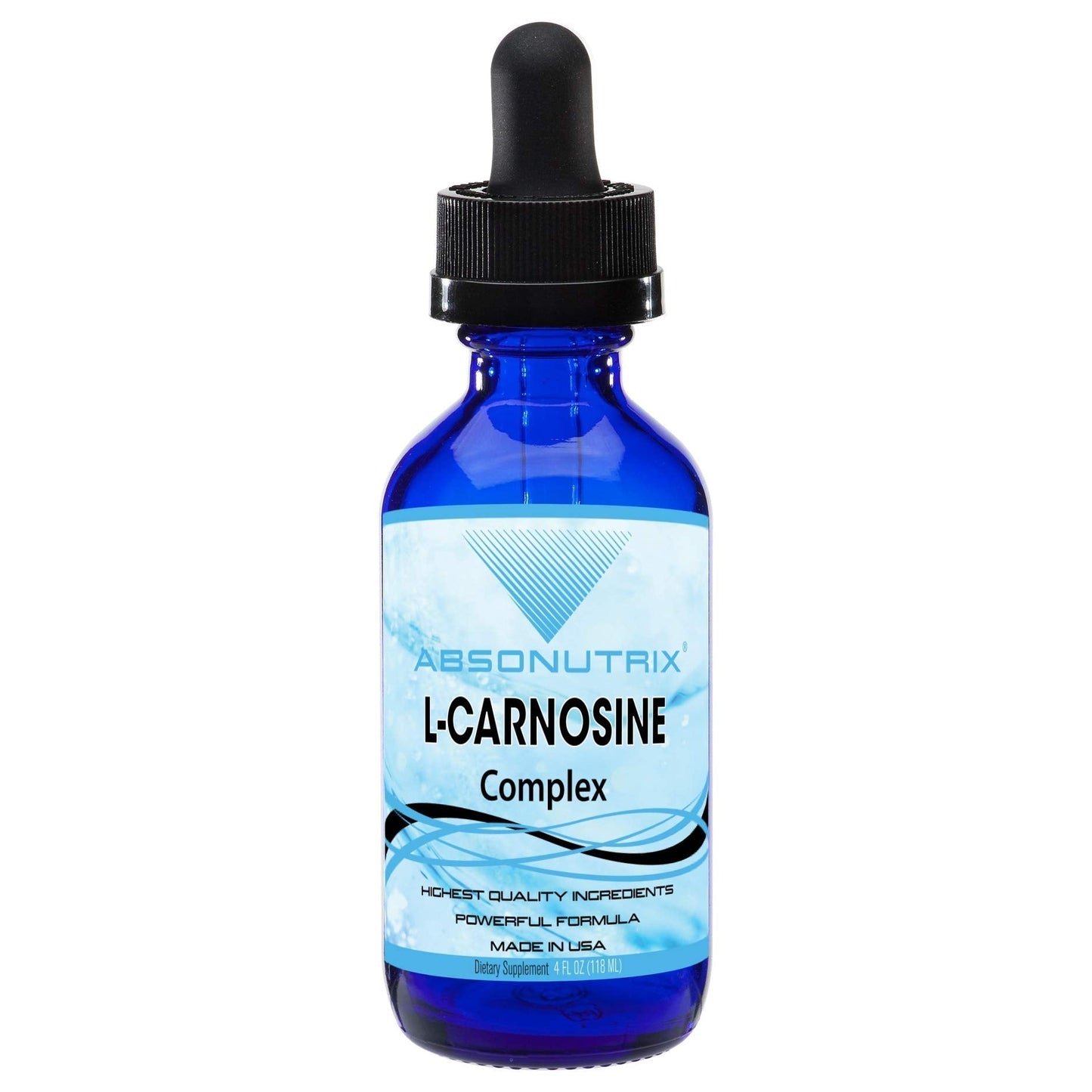 Absonutrix L-Carnosine - 583 mg 4 Oz Bottle, 200 Highly Potent Servings, Easy-to-Consume Drops, High Bioavailability, Third-Party Tested, GMP-Certified, Non-GMO, Cruelty-Free Products, Made in USA AbsonutrixBuy Supplements Australia