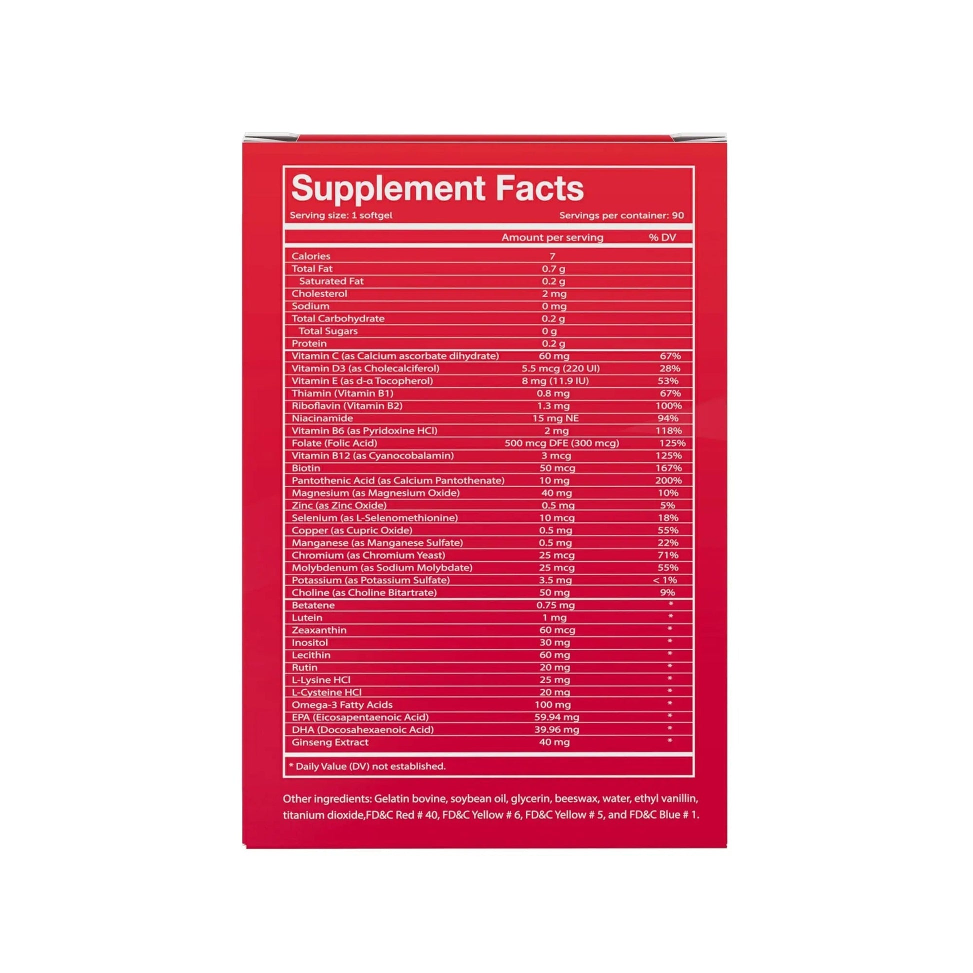 Vivioptal Active, 90 Softgels (1 Year Supply), Ginseng & Omega 3, Multivitamin & Multimineral, Gluten Free, German Formula Vivioptal VitaminsBuy Supplements Australia