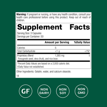 Standard Process Fen-Gre - Supports Respiratory Support & Healthy Metabolism - Aids Healthy Levels of Mucus & Phlegm - Supports Lung Health & Bronchial Tubes - Gluten-Free & Non-Dairy - 150 Capsules Standard Process Inc.Buy Supplements Australia