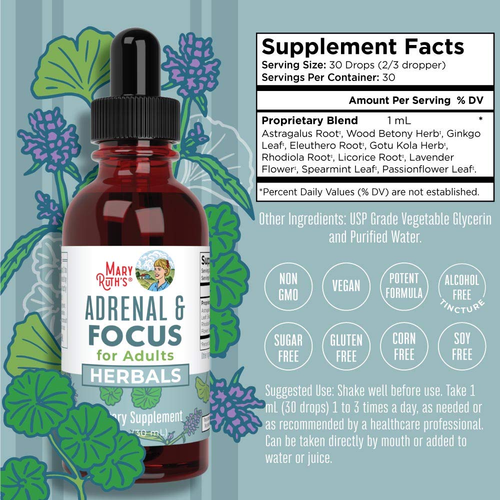 MaryRuth Organics Nootropic Focus Supplement for Adults | USDA Organic | Ginkgo Biloba MaryRuth OrganicsBuy Supplements Australia