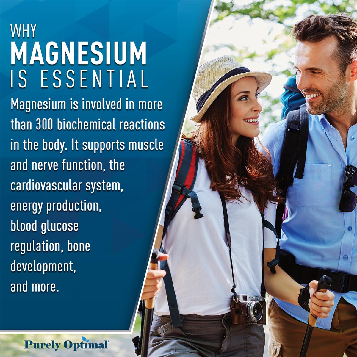Magnesium Complex Supplement - Magnesium Citrate, Malate, Taurate, Oxide Purely OptimalBuy Supplements Australia