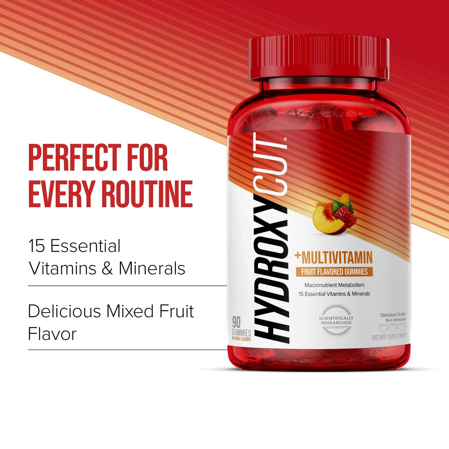 Hydroxycut Caffeine-Free Gummy for Women & Men 15 Essential Vitamins HydroxycutBuy Supplements Australia