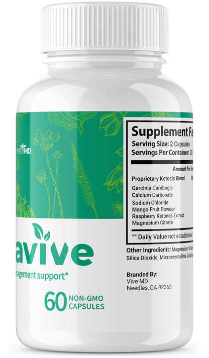 VIVE MD Puravive Premium Weight Management Capsules - Advanced Formula with 60 Non VIVE MDBuy Supplements Australia