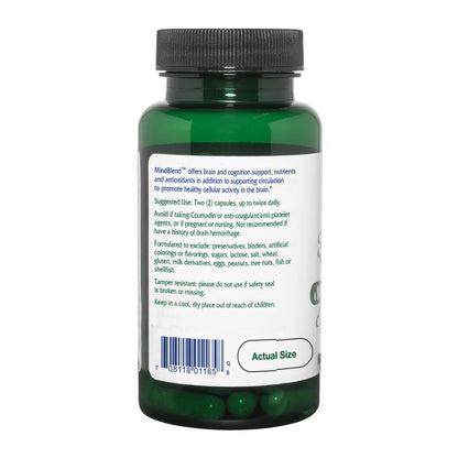Vitanica MindBlend, Brain Support, Vegan, 60 Capsules VitanicaBuy Supplements Australia