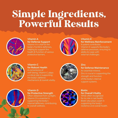 Bundle of Potent Daily Multivitamin Gummies - Wellness Blend of Vitamin D A C E B12 Zinc & Biotin for Energy & Immunity and Vitamin D3 Gummies Natures CraftBuy Supplements Australia