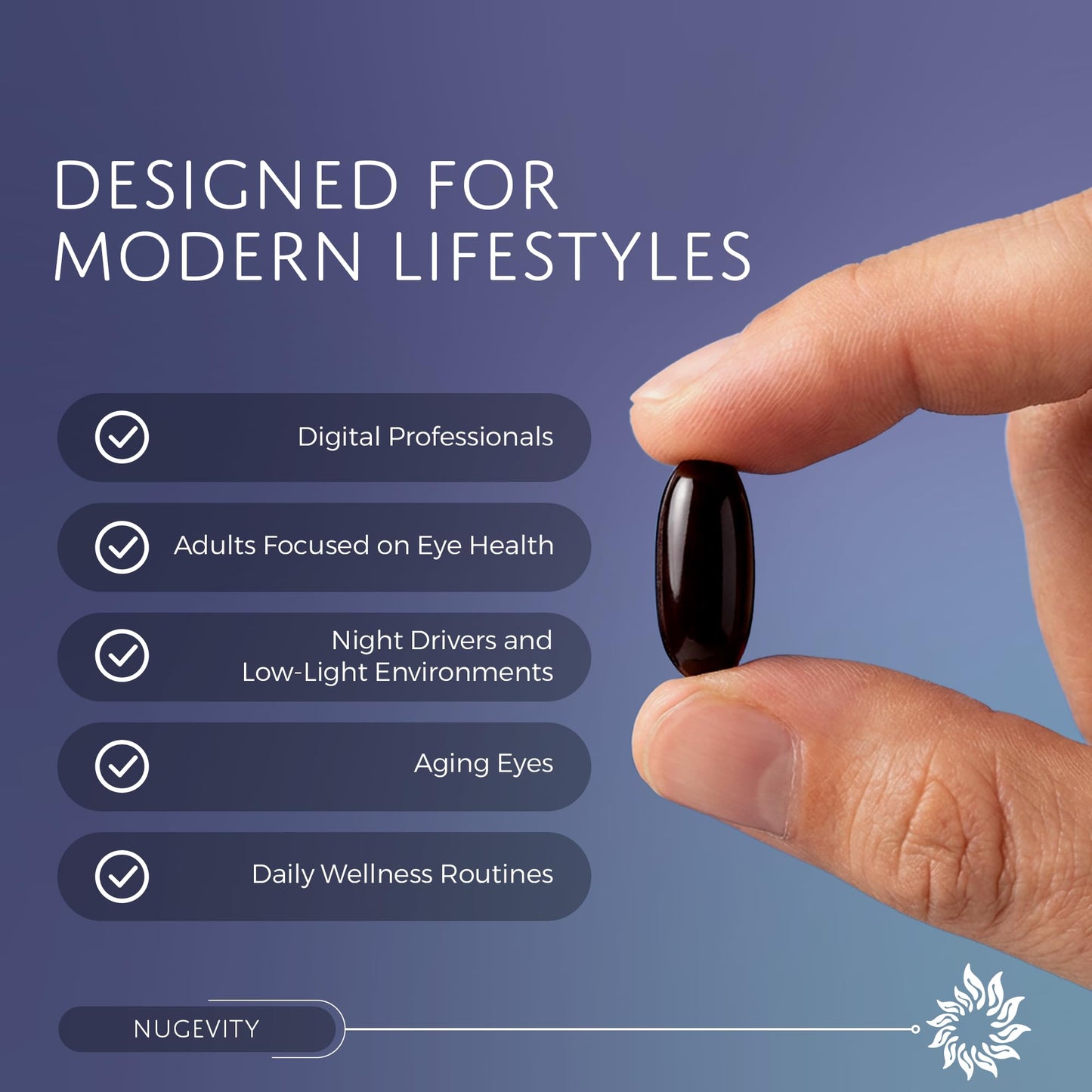Nugevity OS2 Ocular Support Solution - Patented Eye Vitamins for Macular Health, Dry Eye and Blue Light - Lutein, Zeaxanthin, Omega 3, Astaxanthin and AREDS2 Supplements, Co-Developed by NASA, 90 ct NugevityBuy Supplements Australia