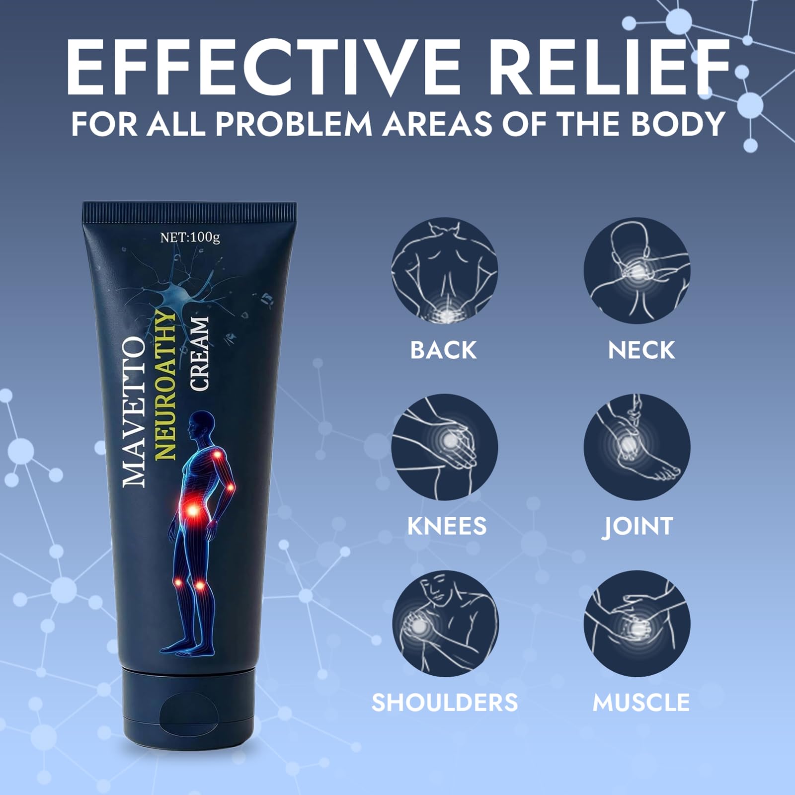 ReviveNerve Capsacare Neuropathy Relief Cream, Fast-Absorbing Soothing Cream with Capsaicin, Arnica, Menthol, MSM & Glucosamine for Feet, Hands, Legs, Muscles, Joints and Back (2pcs) ReviveNerveBuy Supplements Australia