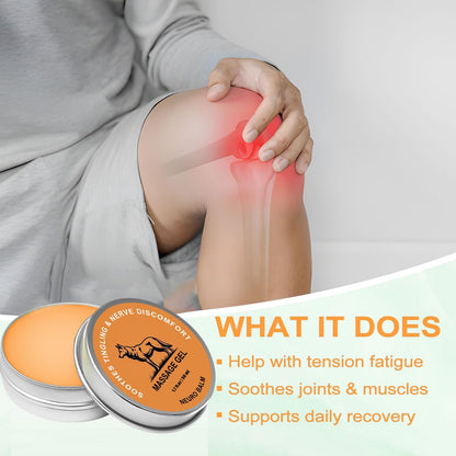 Nerve Relief Balm | Magnesium Neuro Balm for Neuropathy, Natural Joint Care Soothing Massage Cream, Arnica Oil, Camphor Blue, Chamomile Extract 50ml (2) DFTLUUEBuy Supplements Australia