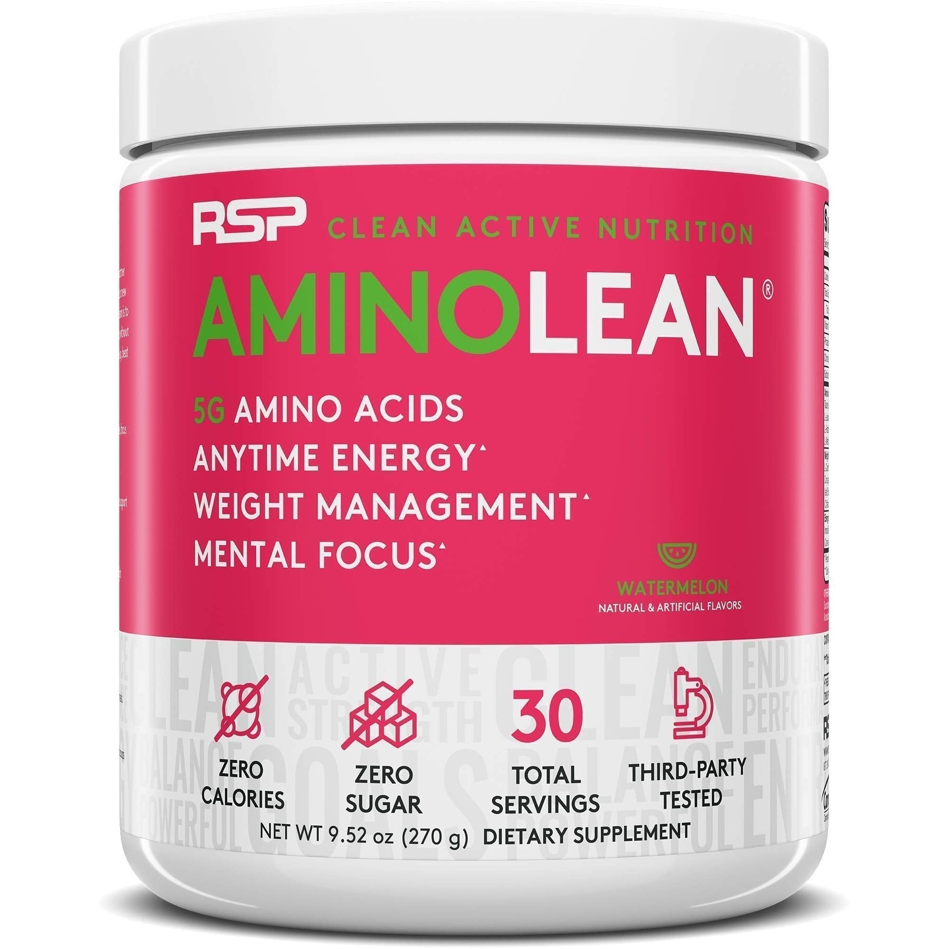 RSP NUTRITION TrueFit Protein Powder (Chocolate 2 LB) with AminoLean Pre Workout Energy (Watermelon 30 Servings)