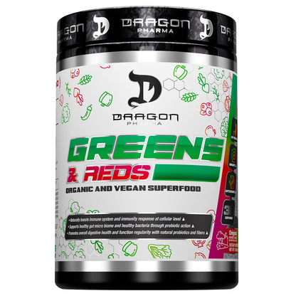 DRAGON PHARMA Greens and Reds, Over 23 Nutritious Superfoods, Reds and Vegetables, Optimal Health and Wellness (30 Servings, Original) DRAGON PHARMABuy Supplements Australia