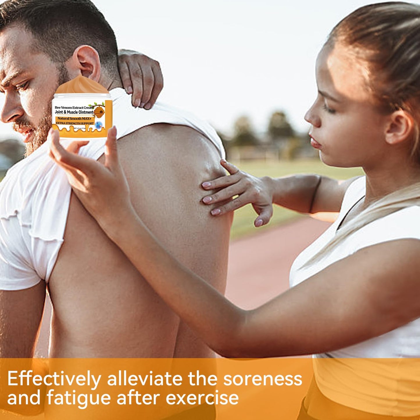 WONDROUSZ Bee Venom Joint Cream, Extra Strength Muscle & Bone Soothing Ointment, for Shoulder, Back, Neck, Hands, Feet, Leg, Knees, Ankle, Arthritis, Meniscus, for Adults, Seniors WONDROUSZBuy Supplements Australia