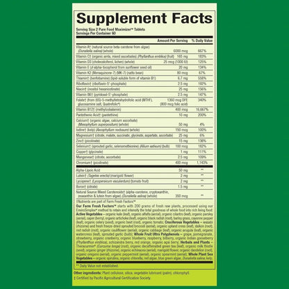 Natural Factors Whole Earth & Sea Women's 50+ Multivitamin & Mineral - Daily Multivitamin with Calcium, Selenium & More Natural Factors