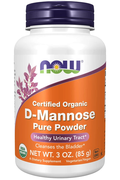 NOW Foods, D-Mannose Pure Powder, 3 oz (85 g) NOW FoodsBuy Supplements Australia