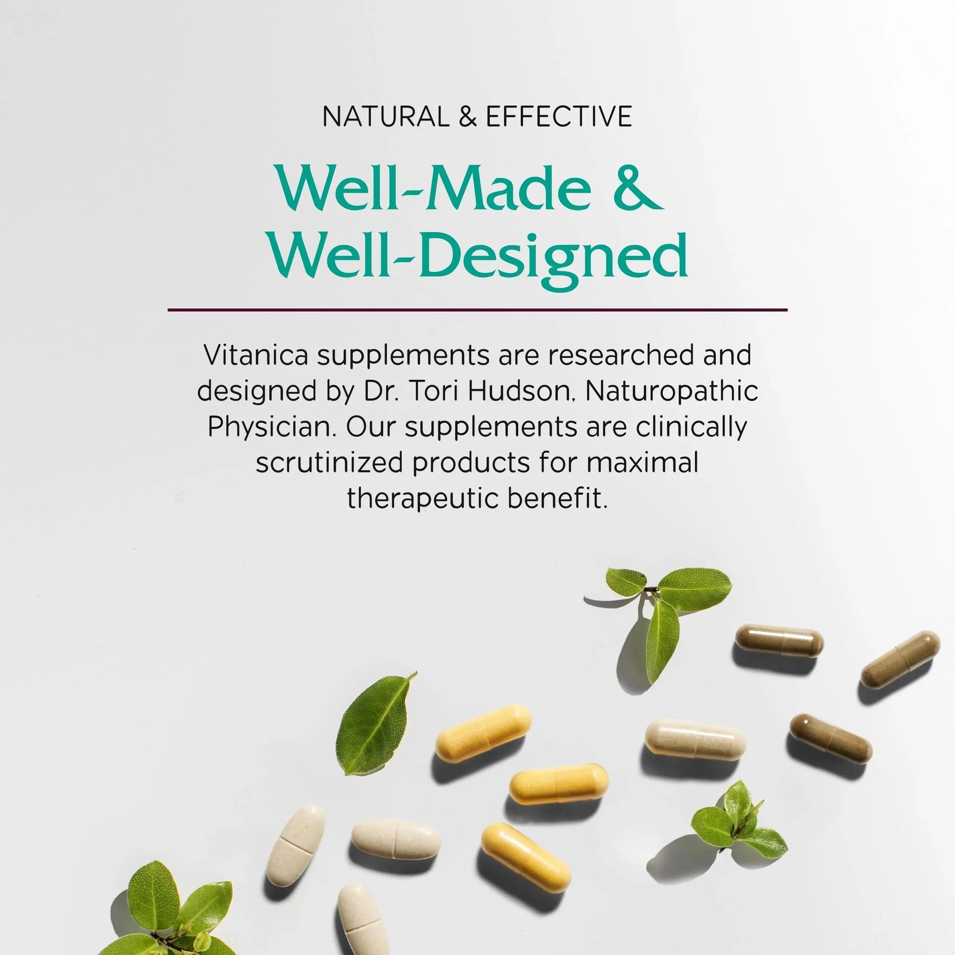 Vitanica, Luminous, Hair, Skin and Nail Support, Vegan, 60 Capsules VitanicaBuy Supplements Australia