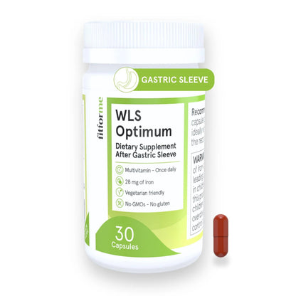 FitForMe Bariatric Multivitamin, Tailored for Gastric Sleeve Surgery – One-a-Day Capsule, 30-Day Supply, Easy-to-Swallow WLS Optimum Capsule FitForMe