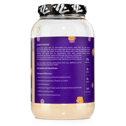 Naked Shake - Blueberry Muffin Protein Powder - Flavored Plant Based Protein Naked NutritionBuy Supplements Australia
