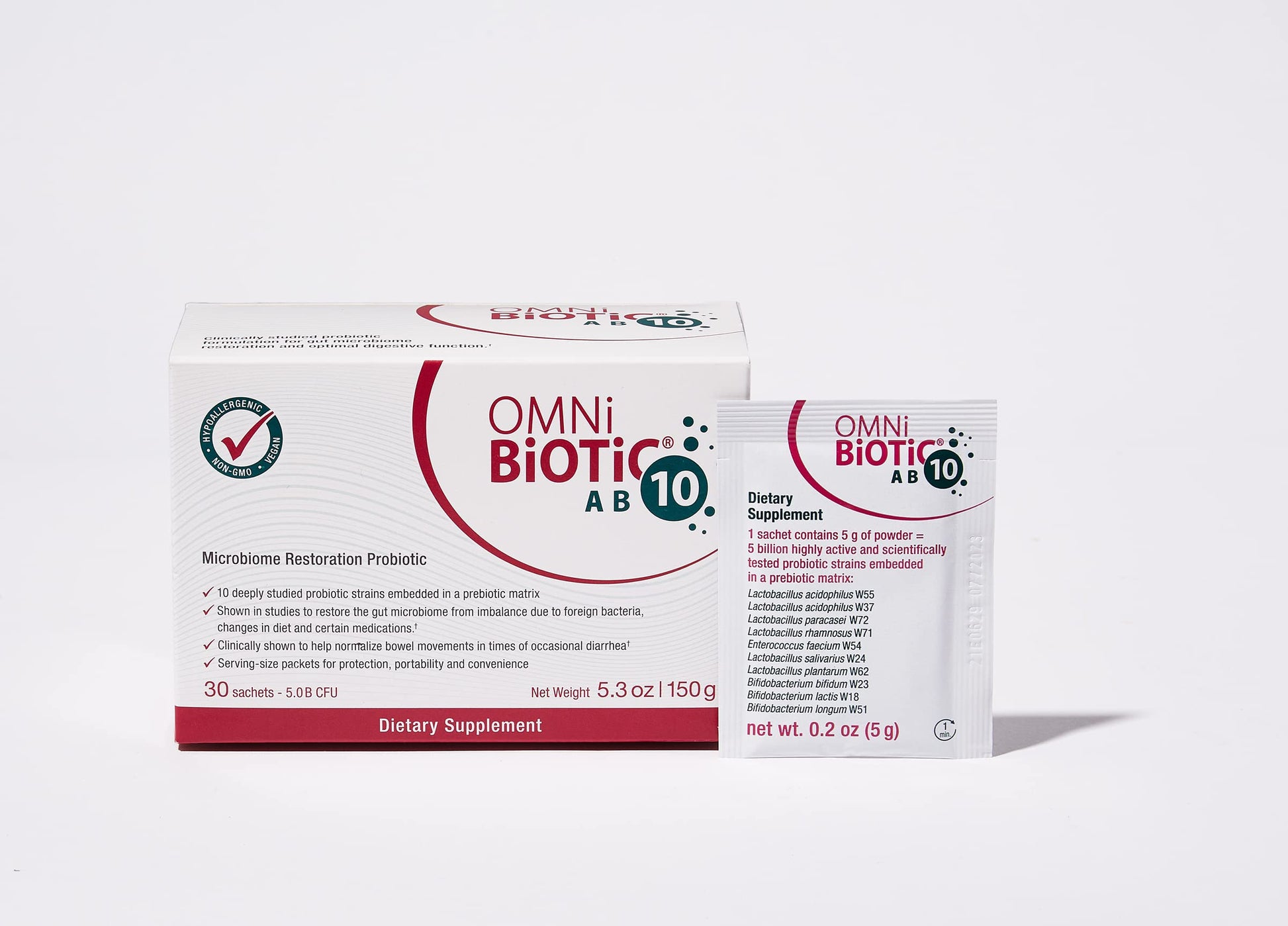 OMNi BiOTiC AB 10 - Clinically Tested Restorative Probiotic - Supports & Restores Gut Flora & Digestion OMNi BiOTiCBuy Supplements Australia