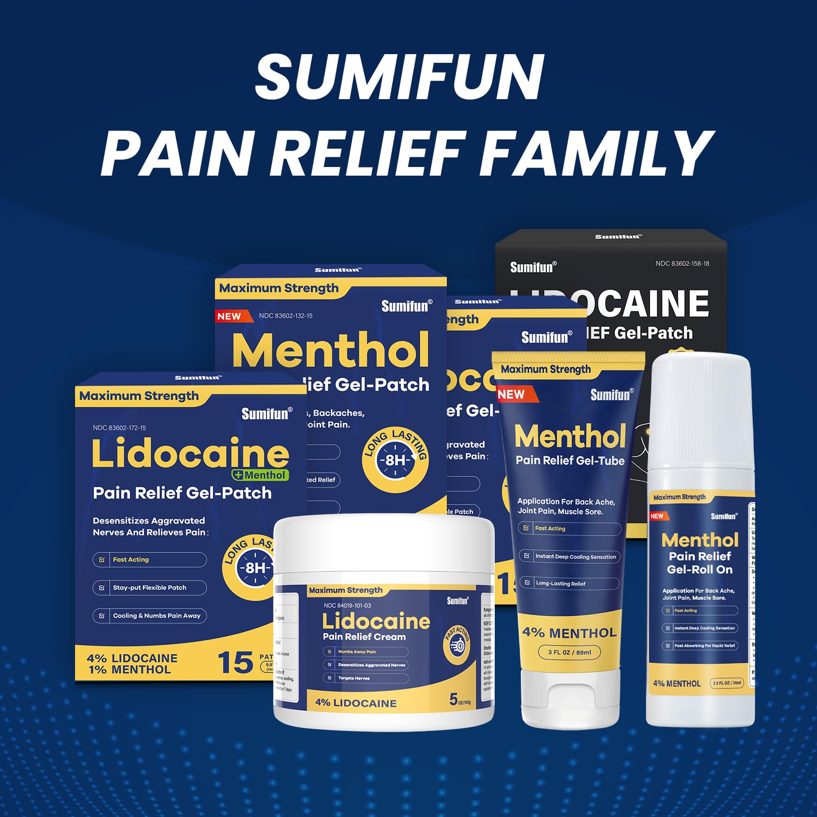 Sumifun Menthol Pain Relief Gel-Tube-3 FL OZ Tube (Pack of 1)- for Knee & Lower Back Pain Relief, Sore Muscle Relief, Neck Pain Relief, Shoulder Pain Relief SumifunBuy Supplements Australia