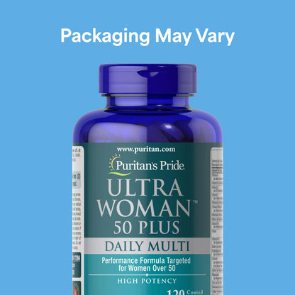 Puritan's Pride Ultra Woman 50 Plus High Potency Performance Time Release Daily Multivitamin with Zinc Puritan's PrideBuy Supplements Australia