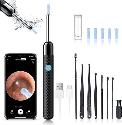 Ear Wax Removal - Earwax Remover Tool with 8 Pcs Ear Set - (Grey) LEIPUTBuy Supplements Australia