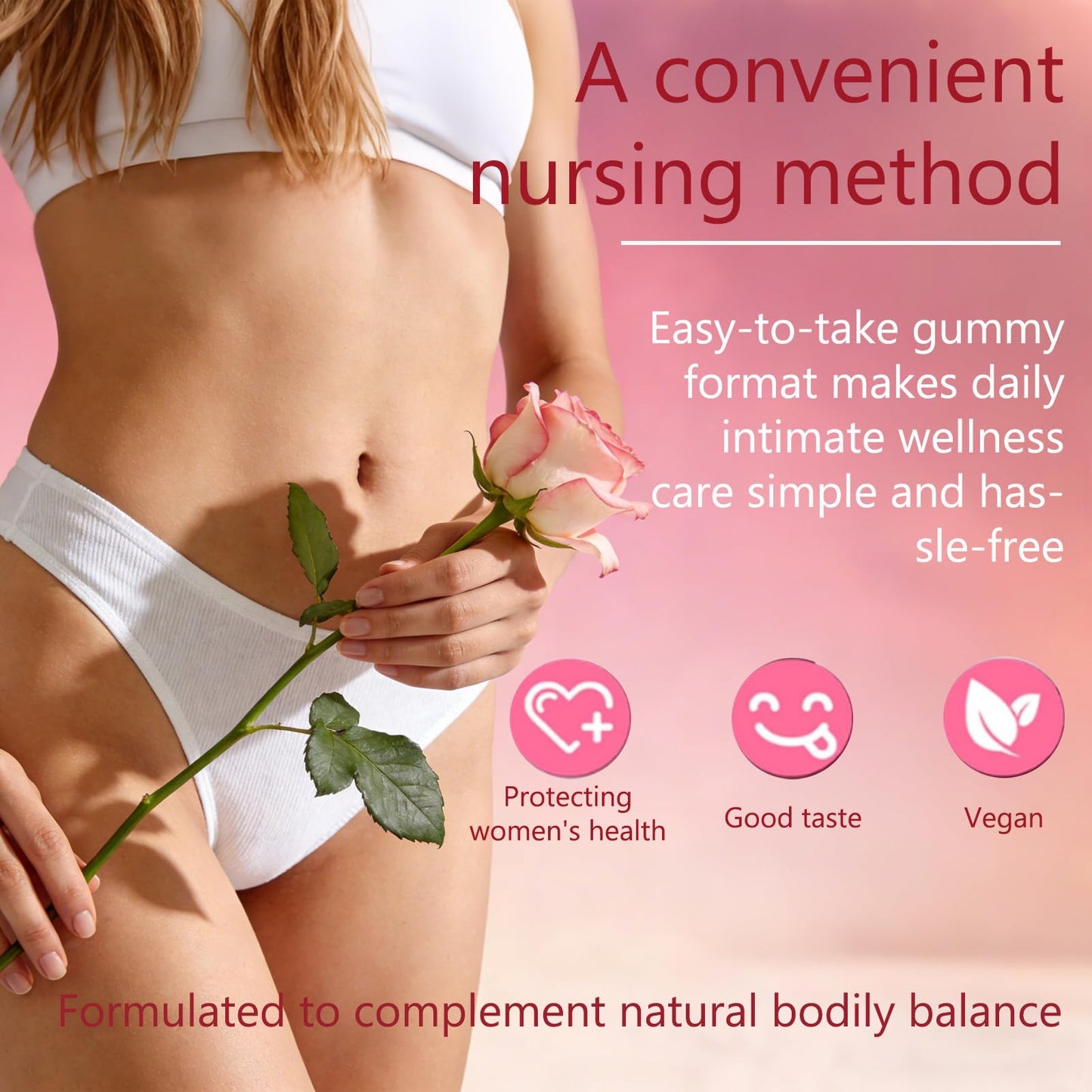 YFDSRF Feminine Balance Probiotic Gummies for Women - with Hawaiian Pineapple, pH Balance Support, Healthy Odor & Flora, Vaginal & Immune Health, Vegan Dietary Supplement - 60 Gummies (1) YFDSRFBuy Supplements Australia