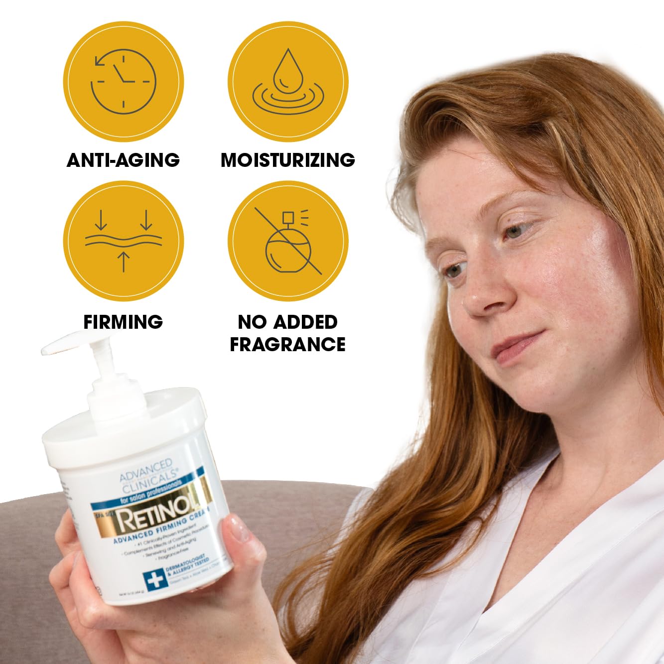 Advanced Clinicals Retinol Body Butter Lotion Moisturizer Face Lotion & Body Cream Advanced ClinicalsBuy Supplements Australia