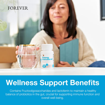 Forever Living - Forever ImmuBlend® Immune Support Supplement – Includes Botanicals, Vitamins D & C, Maitake & Shiitake Mushrooms – 60 Tablets Forever Living ProductsBuy Supplements Australia