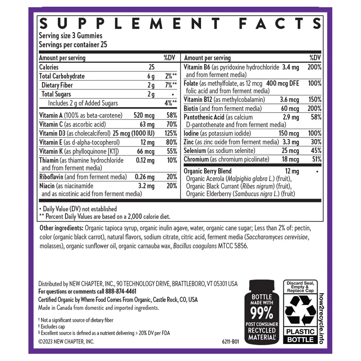 New Chapter Women’s Multivitamin Gummies - 59% Less Sugar, Women’s Gummy Vitamins with Vitamin C, D3 & Zinc New ChapterBuy Supplements Australia