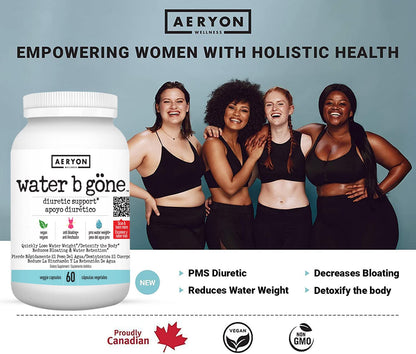 Water B Gone – Diuretic Pills for Women – Reduce Water Retention and Bloating – Find PMS Aeryon Ashlie WellnessBuy Supplements Australia